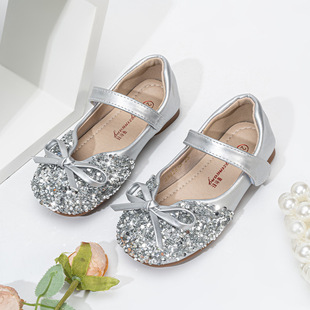 女童皮鞋2024新款红色公主鞋春夏季宝宝小女孩平底单鞋儿童软底鞋详情8