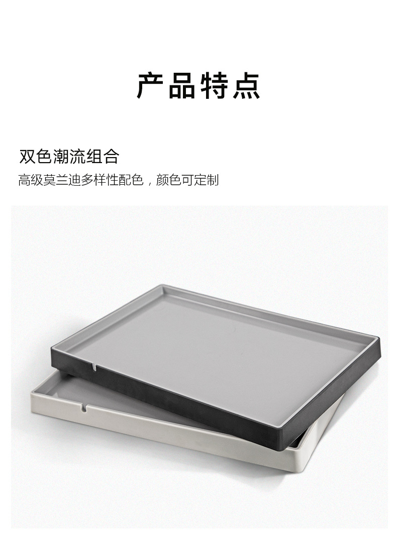 Honeyson恒迅新款双色托盘酒店批发客房电热水壶小型套装 保温杯 简约设计耐热高品质详情2