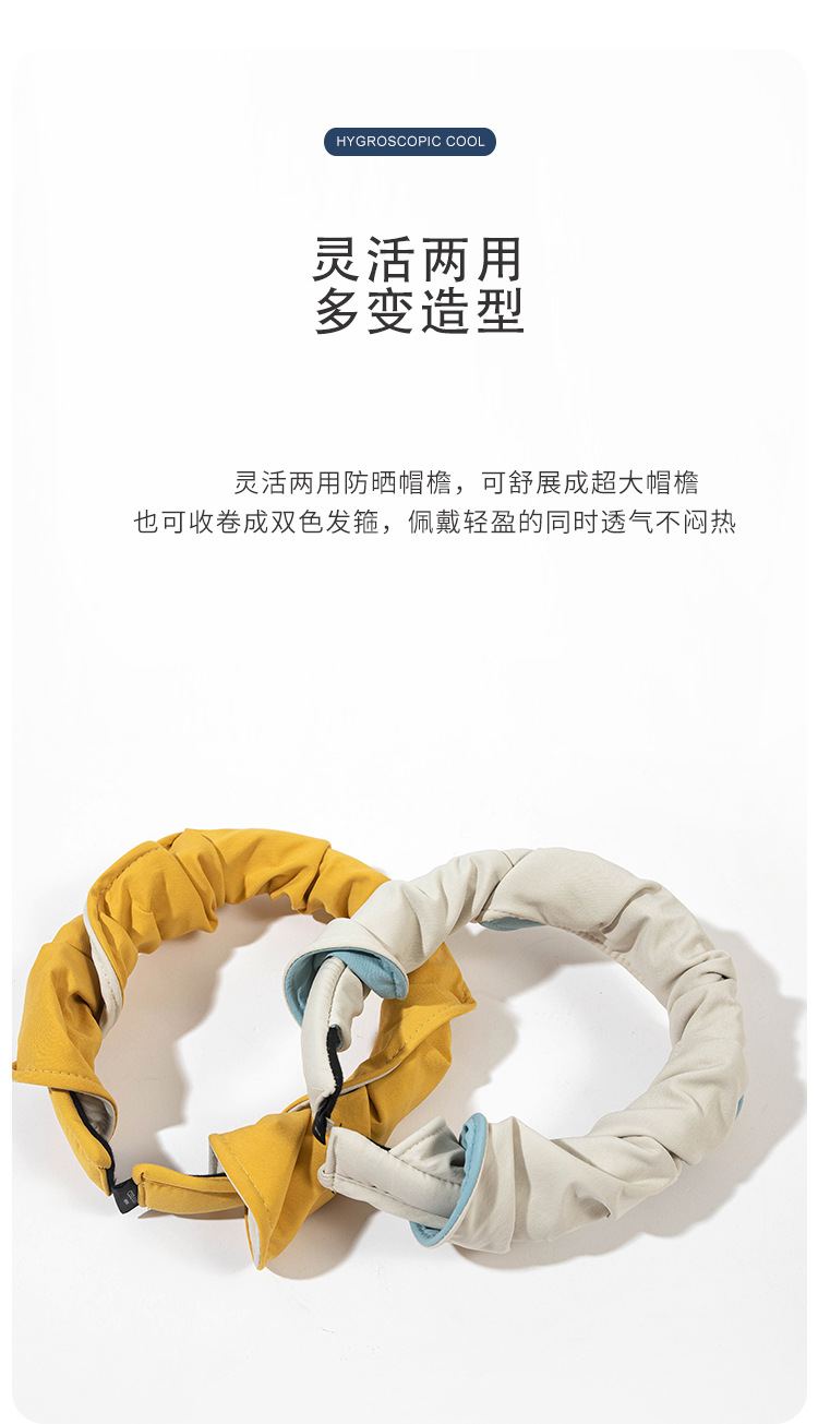 防晒帽女夏季防紫外线遮阳帽骑车空顶遮脸太阳帽批发折叠贝壳帽子详情4