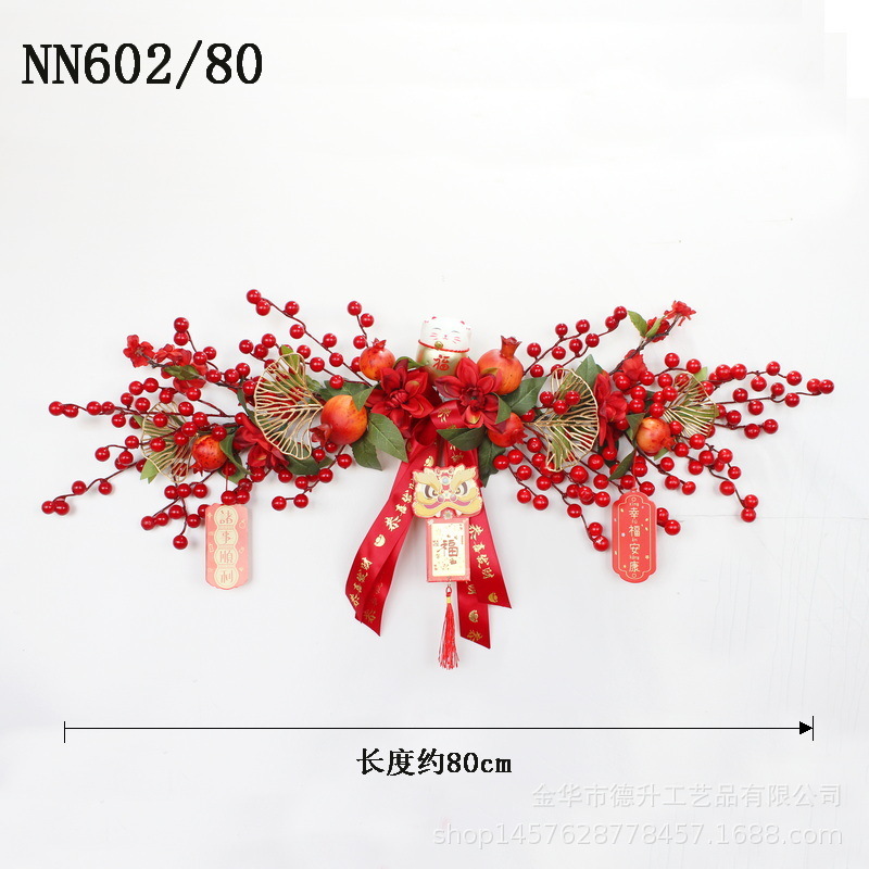 New Year decorations, festive wall-hung gifts, Lantern Festival housewarming items, Spring Festival wall decorations, New Year ornaments pic 2