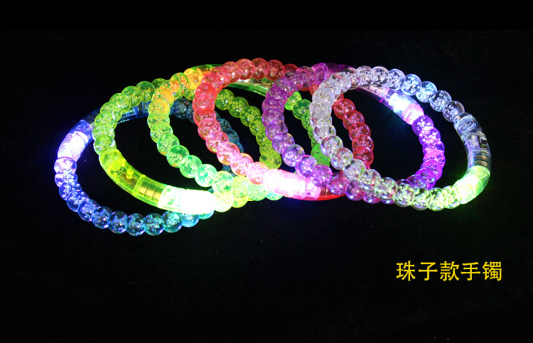 亚克力闪光手镯 饰品夜发光 手环 荧光棒 派对助威道具儿童玩具详情5