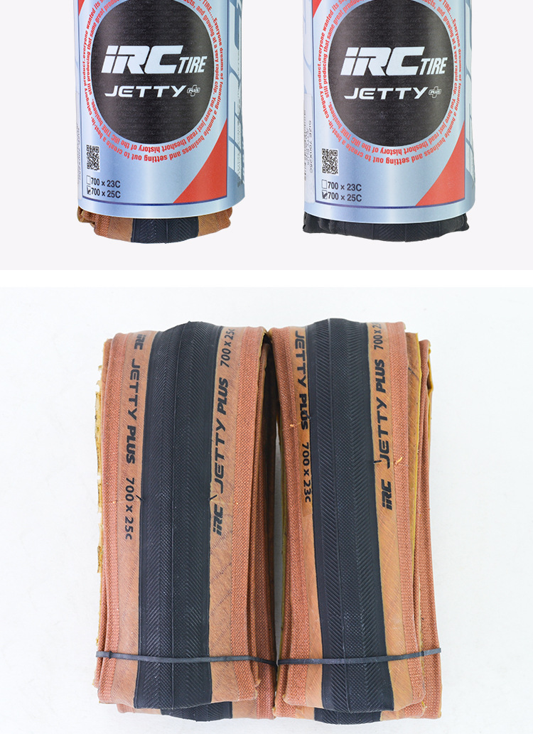 Japanese IRC bicycle tire JETTY PLUS folding yellow rim tire 700*23 25 28C road bike outer tire pic 9