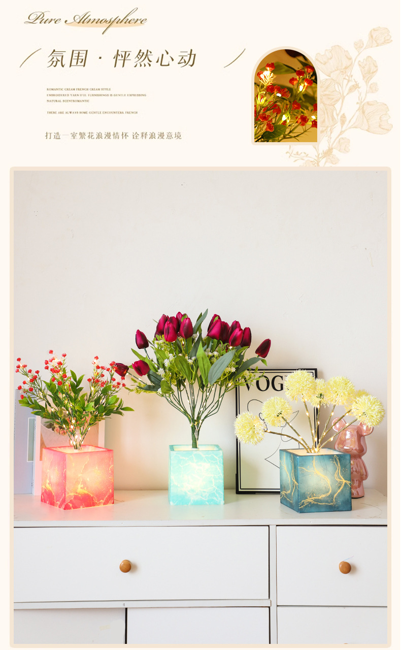 跨境新款圣诞节装饰造型小夜灯装饰露营灯氛围灯树灯仿真花灯礼物新款圣诞节装饰造型小夜灯装饰露营灯氛围灯树灯仿真花灯礼物详情5