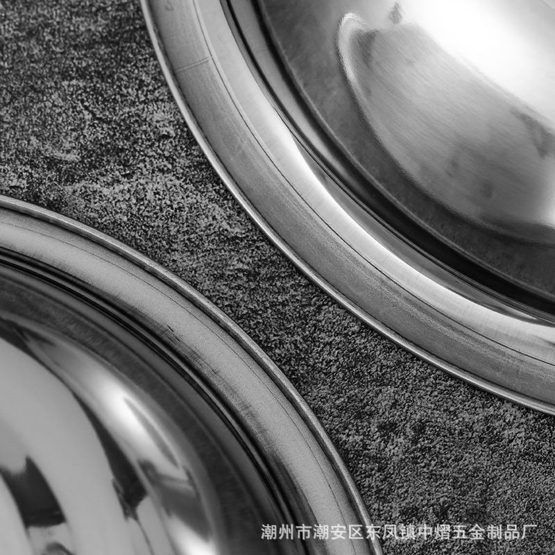 不锈钢码斗无磁加厚宠物盆多用汤碗打蛋盆厨房料理盆厂家直销详情8