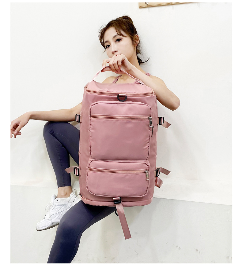 网红旅行包爆款行李包大容量手提干湿分离军训露营双肩包厂家批发详情24