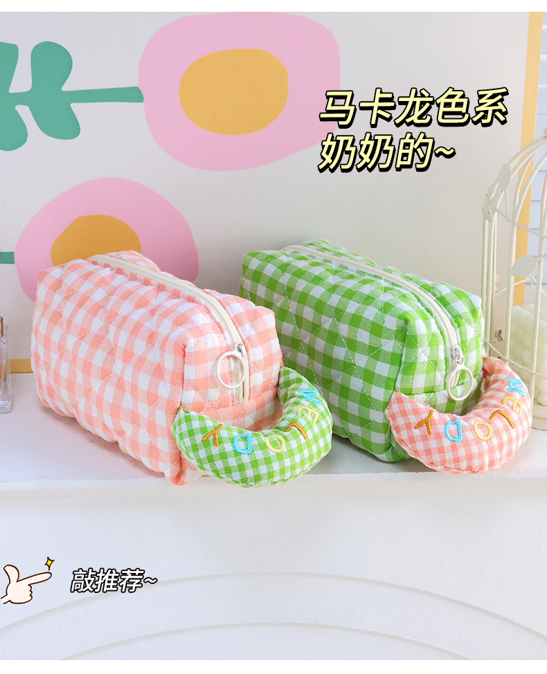 马卡龙色化妆包便携高颜值洗漱包大容量收纳包可爱ins化妆收纳袋详情9