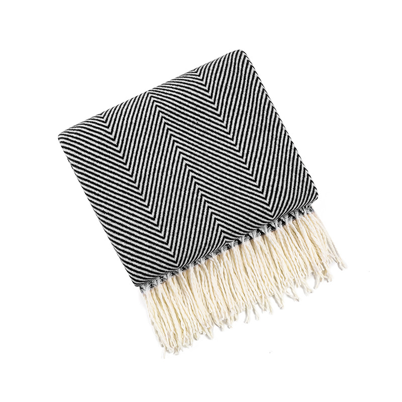 Sofa cover blanket, bed tail cover blanket, woven blanket, air conditioning blanket, shawl blanket, summer cooling blanket, nap blanket, towel wholesale pic 51