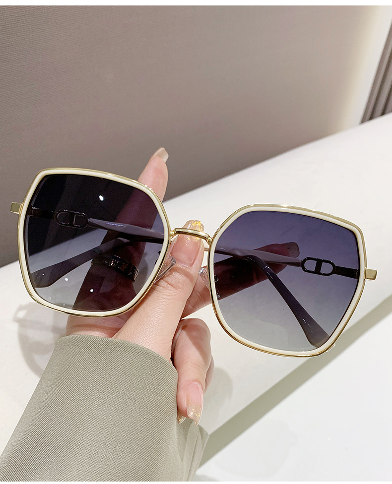 网红街拍偏光太阳镜女时尚潮流星光细闪遮阳眼镜户外出游墨镜8193详情5