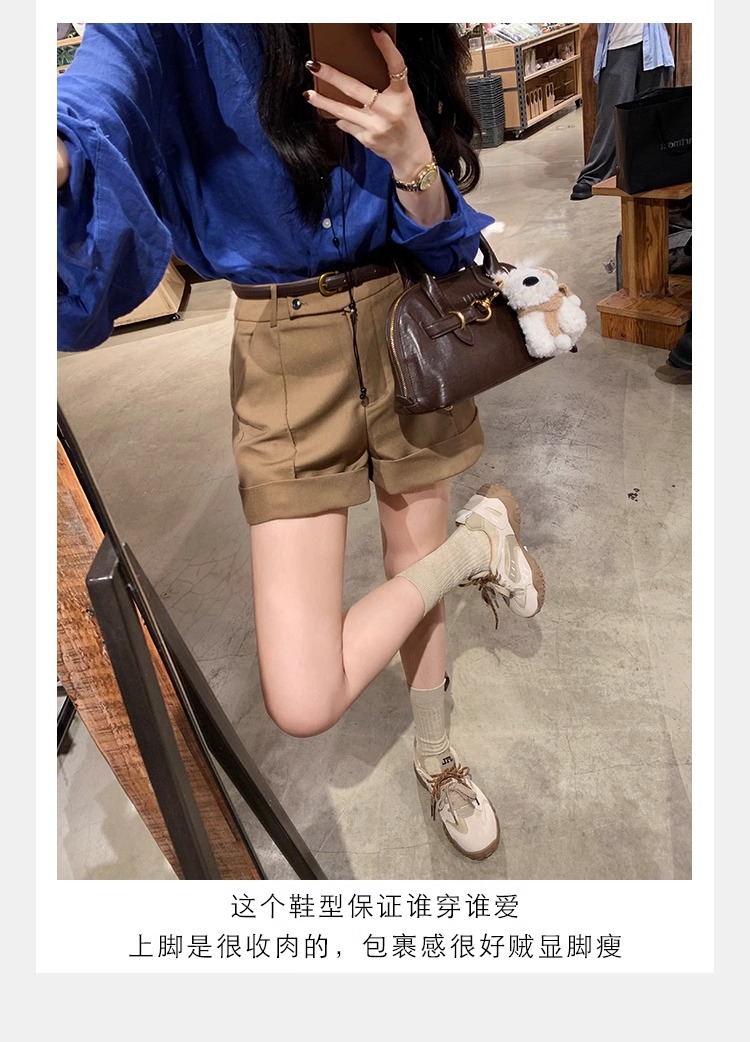 The thick-soled insole height-increasing Forrest Gump shoes of the same style as Grape Mom are the new sporty and casual leather training shoes for women in the autumn and winter of 2024 pic 40