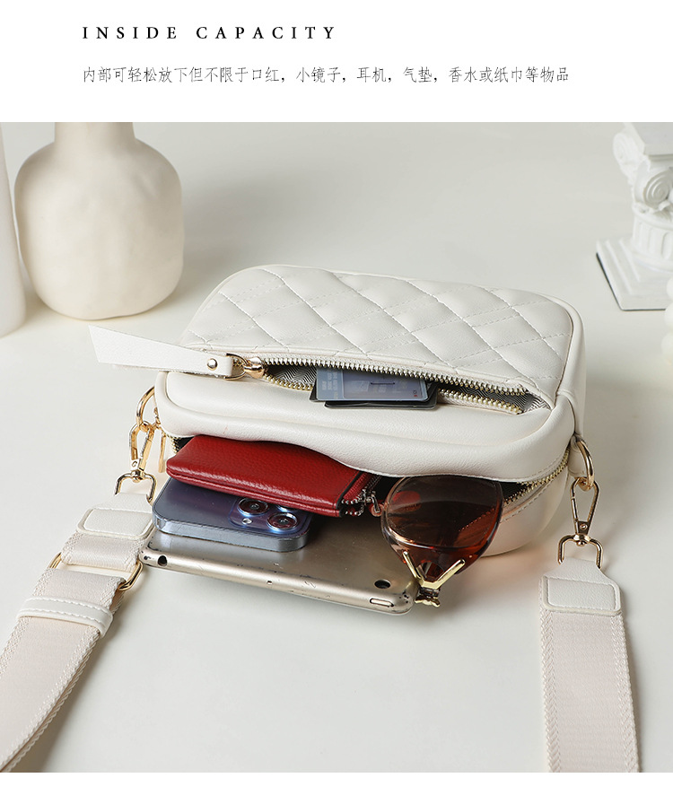 潮流包包女包2023新款跨境外贸大容量斜挎小包女士单肩菱格小方包详情5