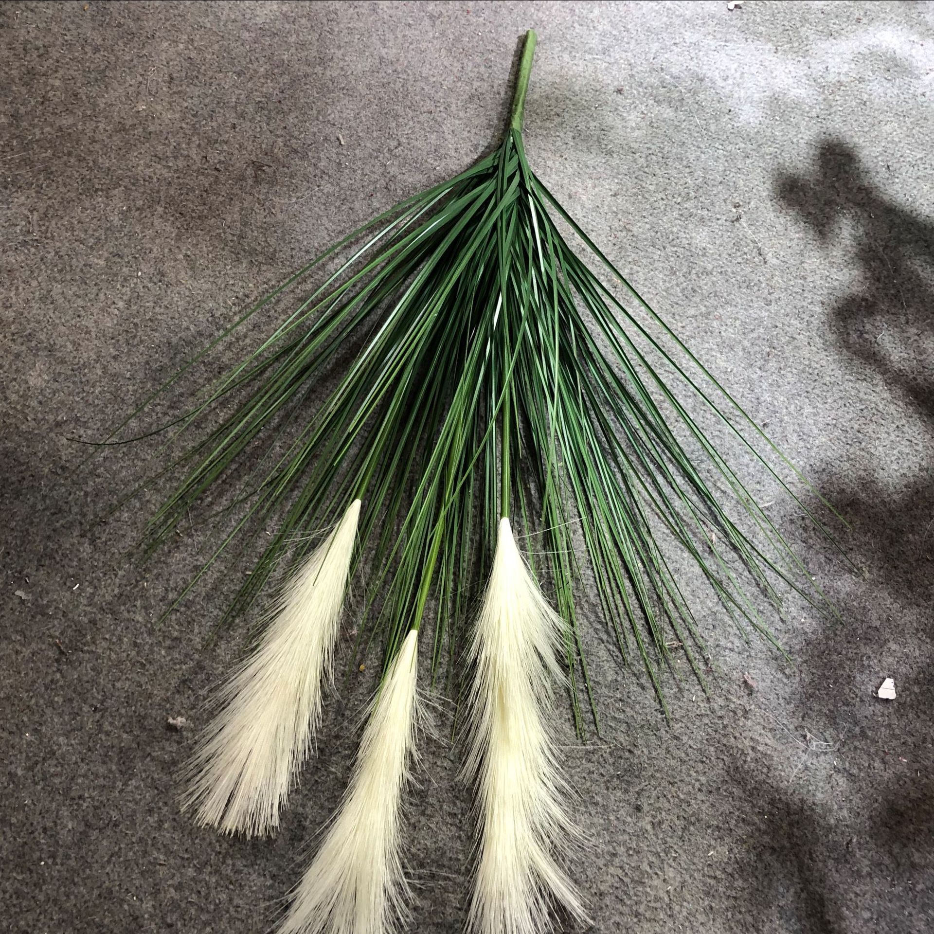 Bionic reed, pink muhly grass, sunny grass, indoor decorative green plants, potted plants, simulation plants, wedding props, decorative dogtail grass pic 12