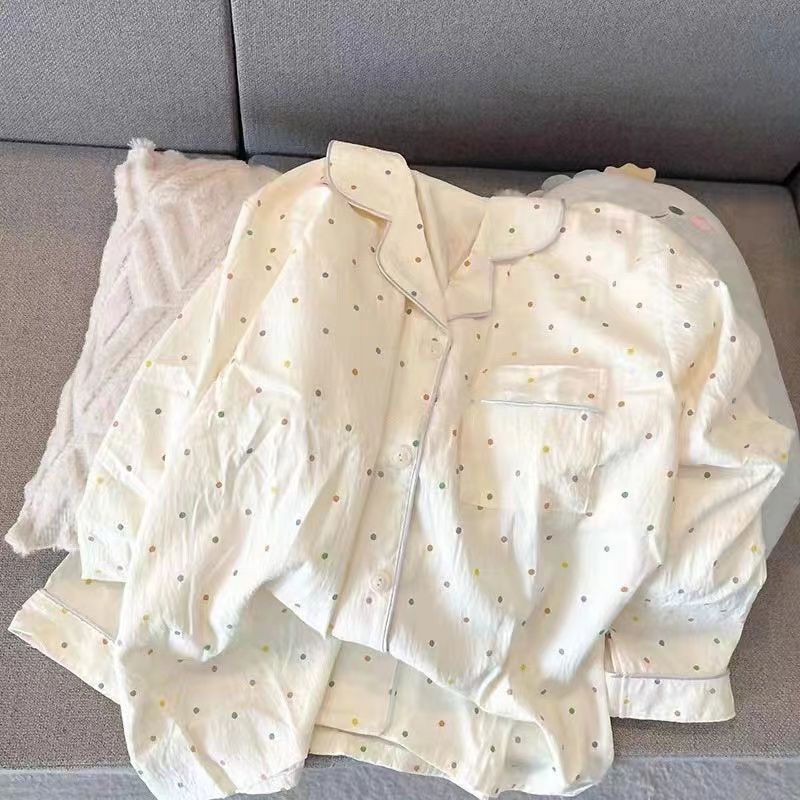 云朵棉睡衣女春秋季新款可爱卡通长袖长裤甜美宽松休闲家居服套装详情21