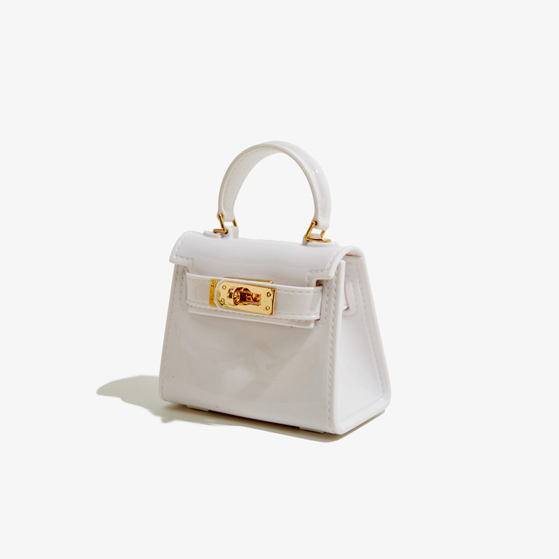 糖果小包小方块PVC芭比果冻包时尚百搭晚宴包耐脏易洗女手提包链条斜挎包详情7