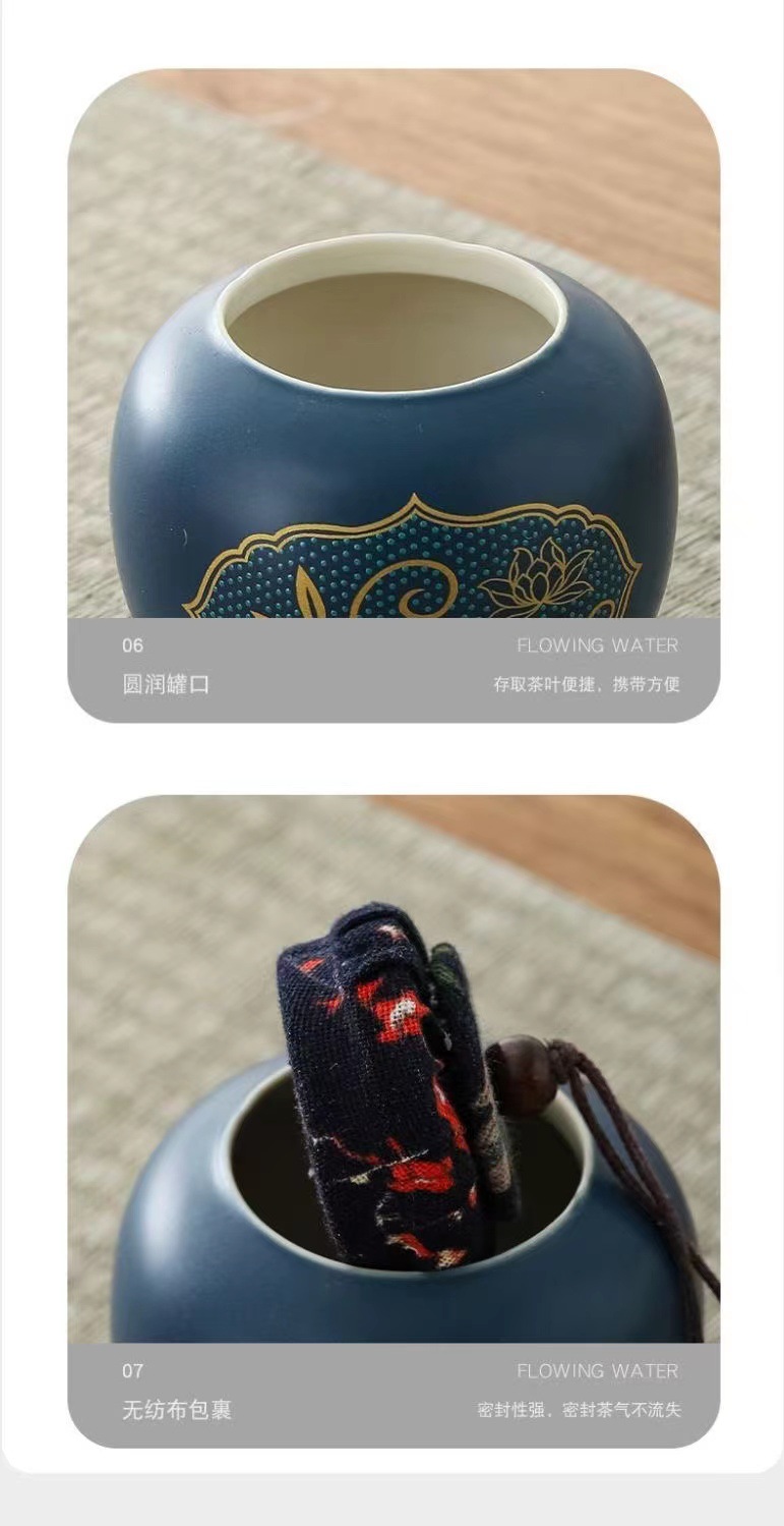 Portable outdoor camping travel tea set, ceramic quick customer cup, business souvenir gift wholesale available with logo pic 14