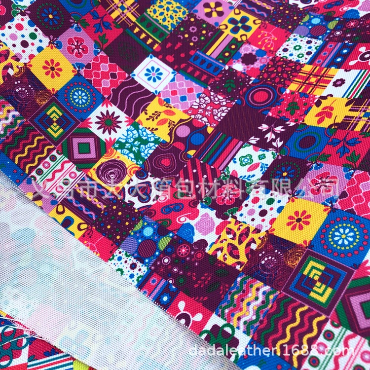 600DPU数码印花 抗拉扯环保PU牛津布 数码印花定制加工一站式服务详情6