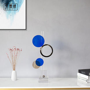 现代轻奢水晶果盘家用客厅茶几零食糖果盘家居装饰创意摆件餐桌茶几摆件详情4