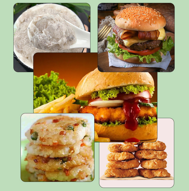 Cross-border wholesale manual aluminum alloy wooden handle hamburger meat press, beef Patty meat filling model press, meat Patty press pic 18