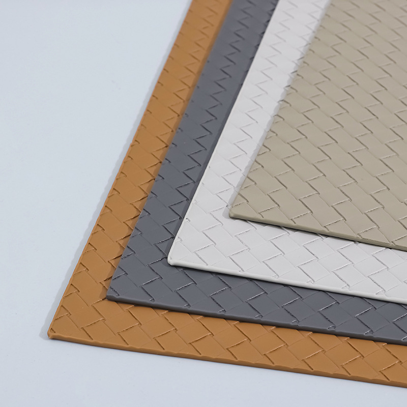 北欧风皮革餐桌垫家用西餐垫防水防油隔热垫创意碗垫子杯垫餐盘垫详情3