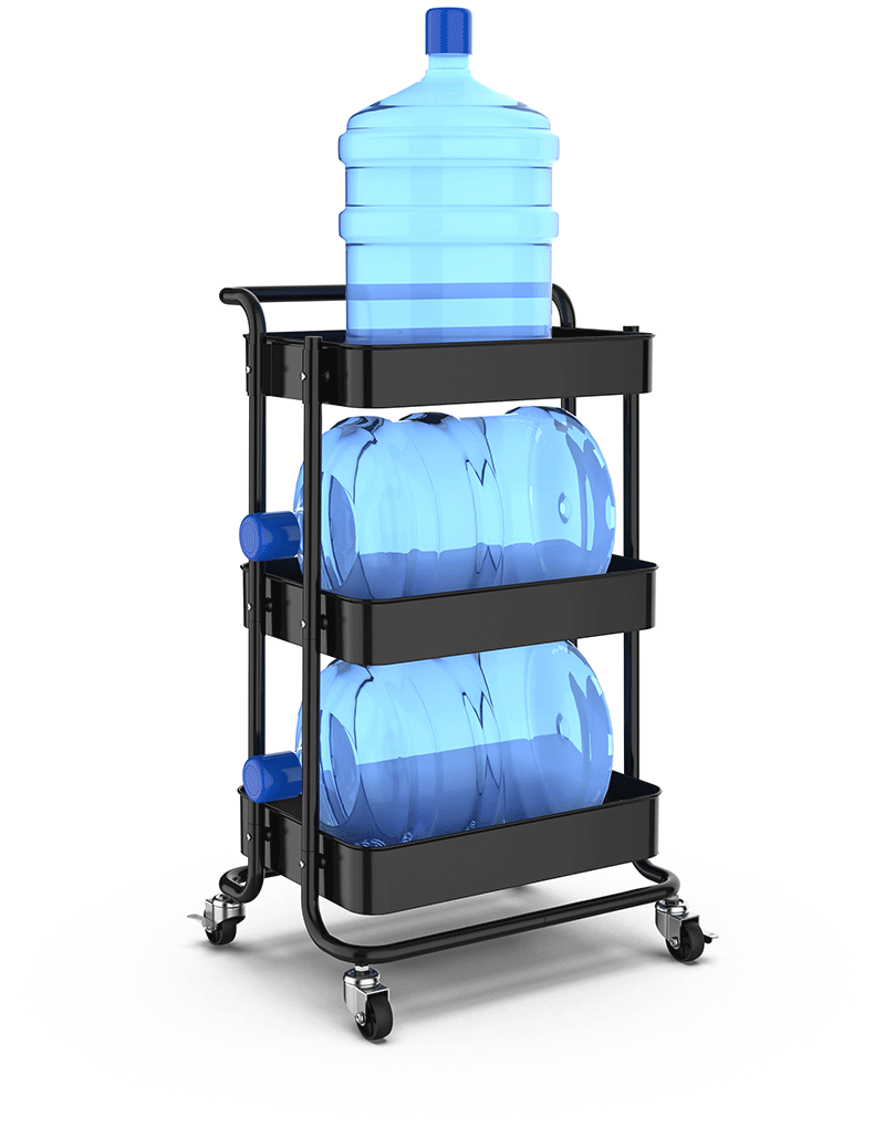 Mobile trolley, floor-standing, multi-level kitchen storage trolley, living room snack storage trolley, bathroom storage rack pic 14