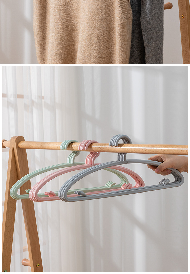 G14衣架家用挂衣防肩角衣撑防滑无痕大衣晾衣架宿舍阳台衣服挂成人详情12