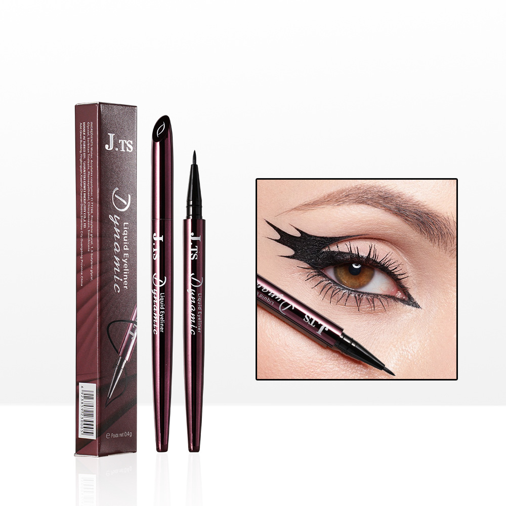 J.TS eyeliner liquid pen is waterproof and sweat-proof, with a fine tip that forms in one stroke. It is easy for beginners to handle and a new cross-border product that is a bestseller pic 6
