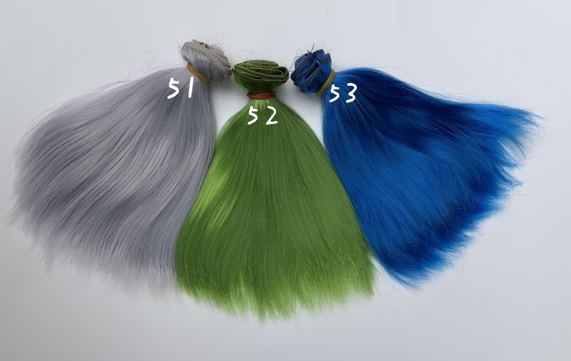 SD.BJD doll, cotton doll, wig, hair transplant, 25cm bangs, milk silk, soft silk pic 1