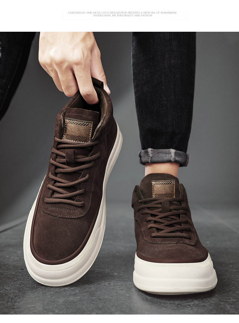 男鞋2024新款秋季复古休闲工作上班鞋子韩版百搭男士运动板鞋大码详情36