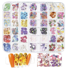 Finished nail sheets for children, 24 pieces of nail patches, cartoon Christmas fake nails, detachable nail stickers with adhesive backing pic 7