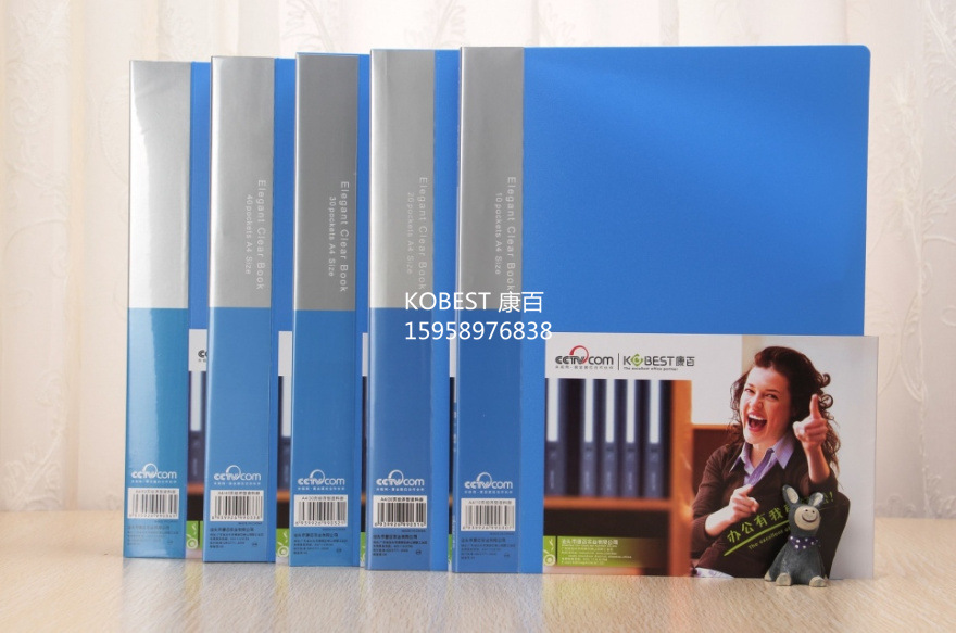 Aliexpress supply KOBEST Kangbai A4-100 page high-end information booklet Insert folder bag A3510E pic 40