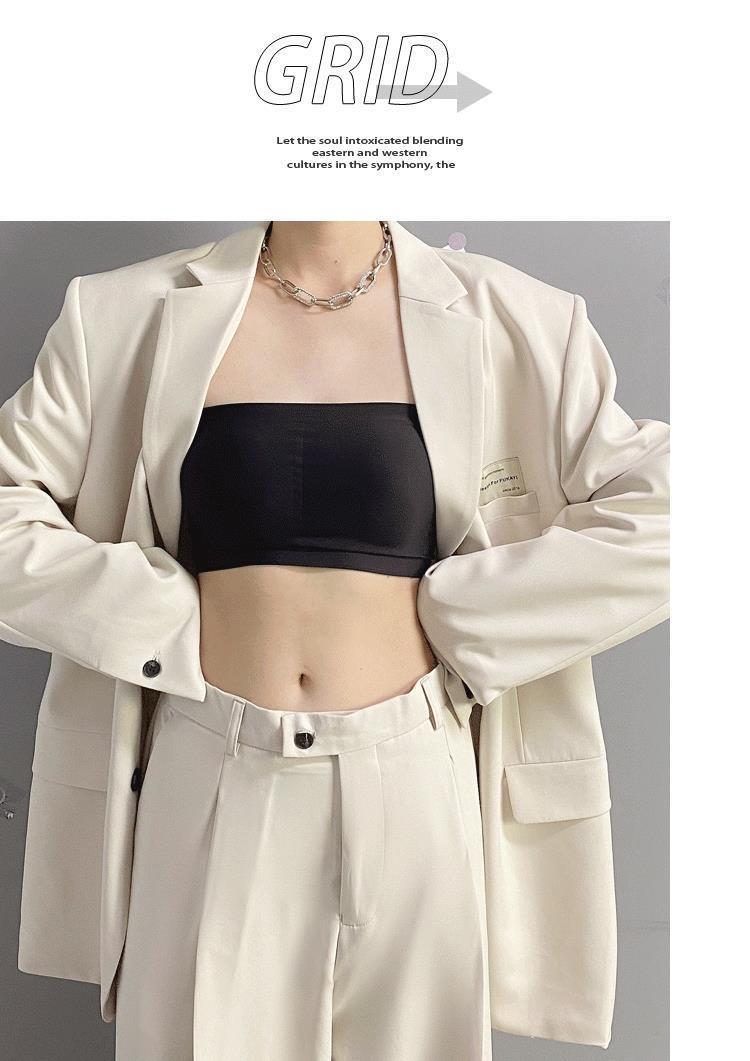 2022秋季新款西装外套女上衣时尚设计感韩版oversize休闲西服宽松详情5