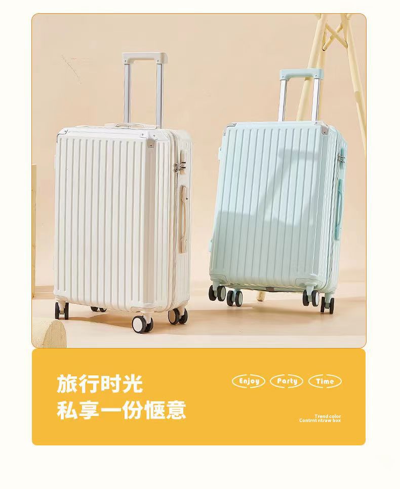 New luggage, swivel wheel handle suitcase, leather case, fashionable travel case for boys and girls, large-capacity password case pic 16