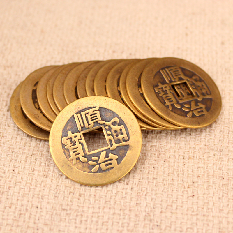 Factory direct sales of 2.8CM Ten Emperors copper coins for collection pic 3
