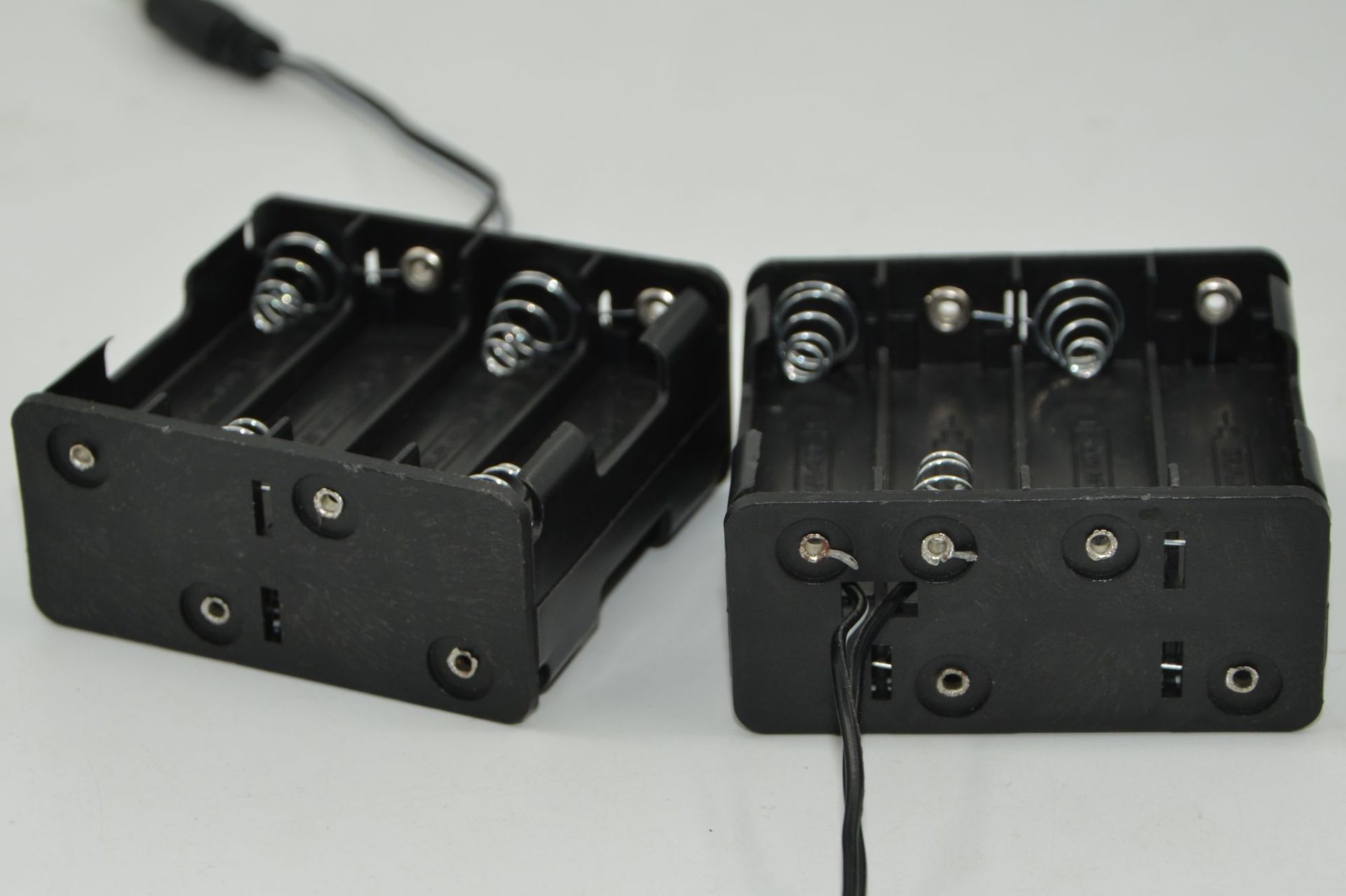 8*AA 12V 5-cell 8-cell battery holder, double-sided 4+4 with DC plug cable, 5-cell 8-cell battery box, back-stacked pic 4
