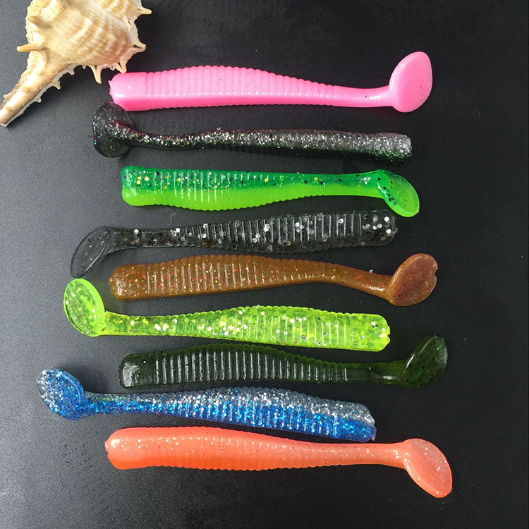 Dongle Jian Soft Bait T Swing Tail Fish LJ3.1 Inches 80MM 2.2g 10 Pieces Swing Bait [Fat Goluya] pic 8