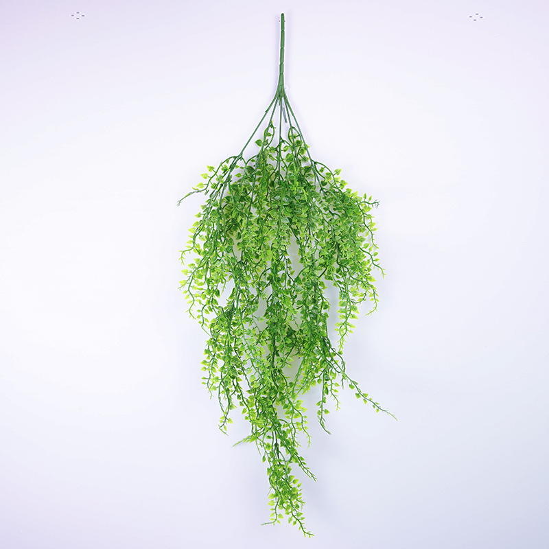 Artificial plants: Million heart vine, wall-hung green ivy, weeping willow, plant wall accessories, vines, artificial flowers, ceiling decoration, plastic leaves pic 2