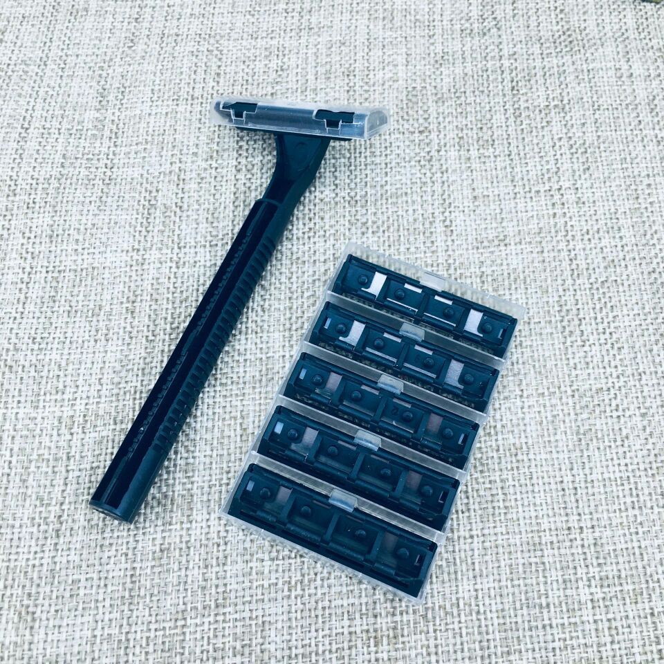5+1 Disposable manual razor, hair shaver, head changer and blade holder set for hotels and guesthouses for foreign trade purchase pic 6
