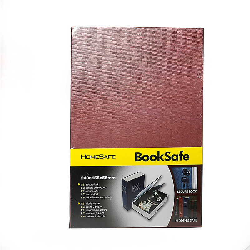 Simulated book safe with key password, metal dictionary-shaped piggy bank, creative book piggy bank pic 28
