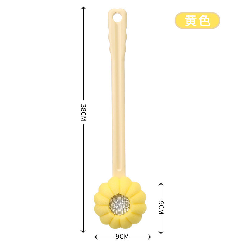 A long-handled sponge bath scrubber pic 2