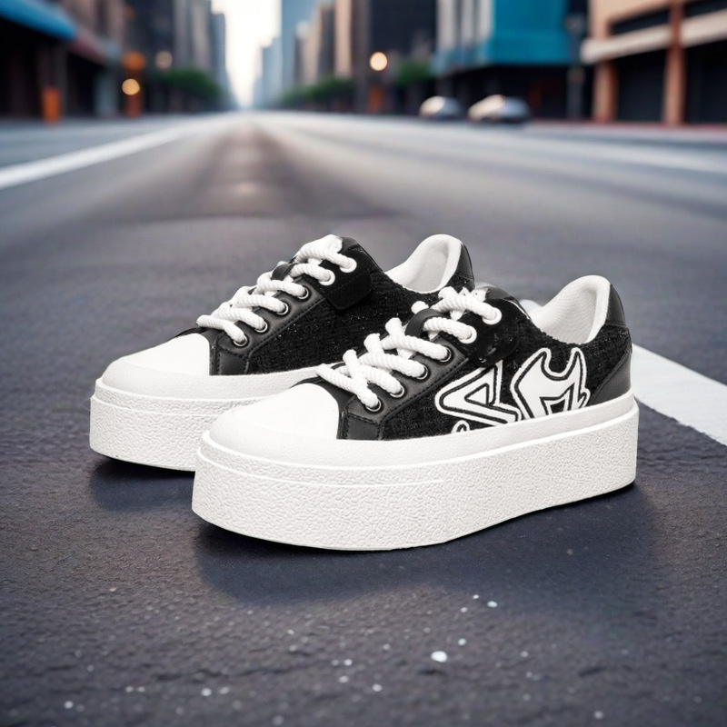 厚底帆布鞋女鞋2024秋夏季新款学生休闲小白鞋百搭轻便舒适板鞋女详情5