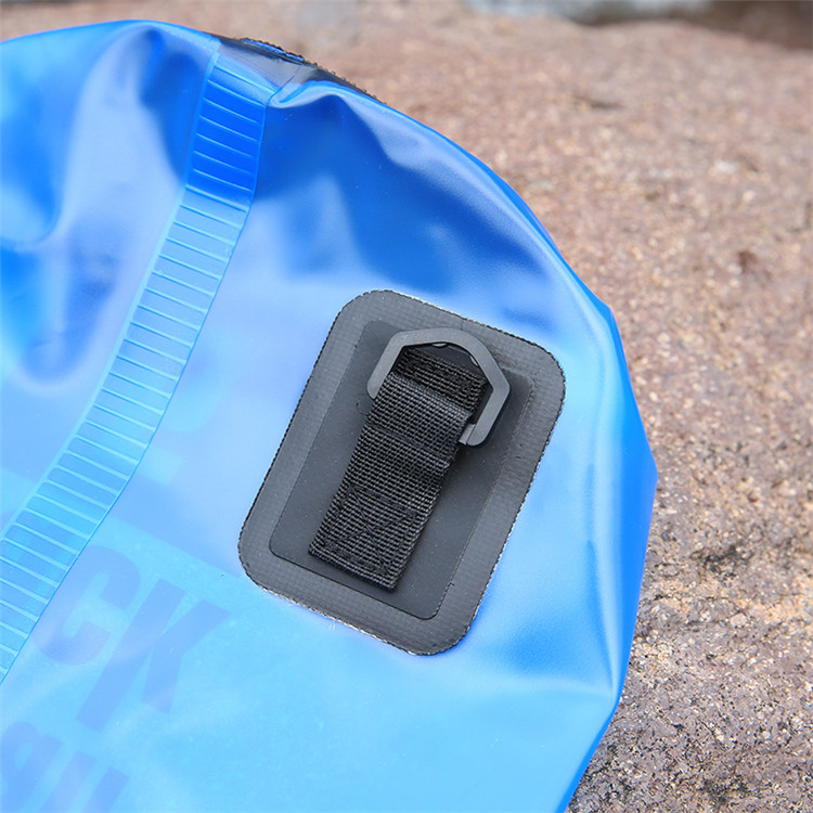 Factory direct supply of outdoor PVC matte semi-transparent waterproof bucket bags, beach clothes, mobile phone folding storage bags, and drift bags pic 33