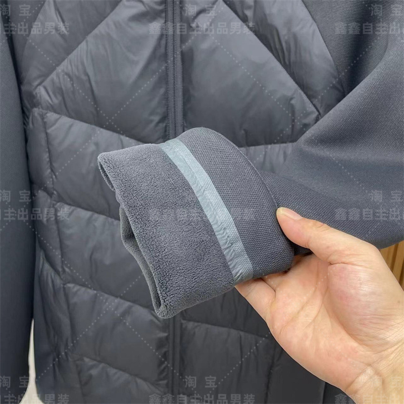 迪家张译同款90白鸭绒立领男士羽绒服运动休闲轻薄款羽绒外套男详情23