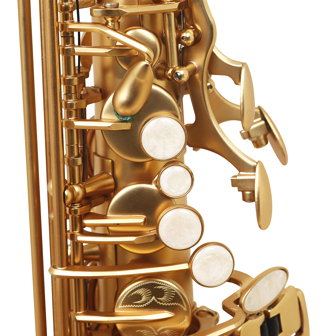 SLADE中音磨砂萨克斯套装黄铜管体初学者成人考级降e调萨克斯管详情28