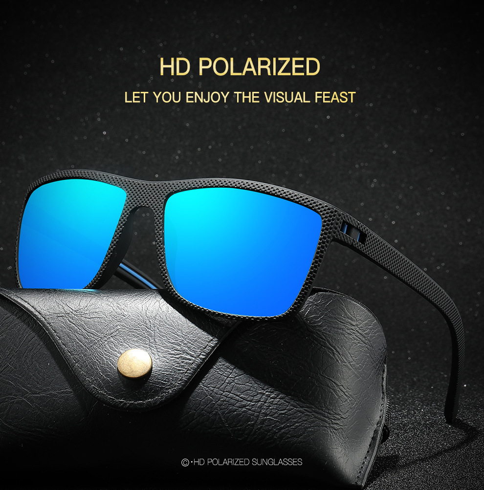 新款跨境欧美炫彩男士户外运动偏光太阳镜骑行风镜墨镜夜视骑行镜详情1