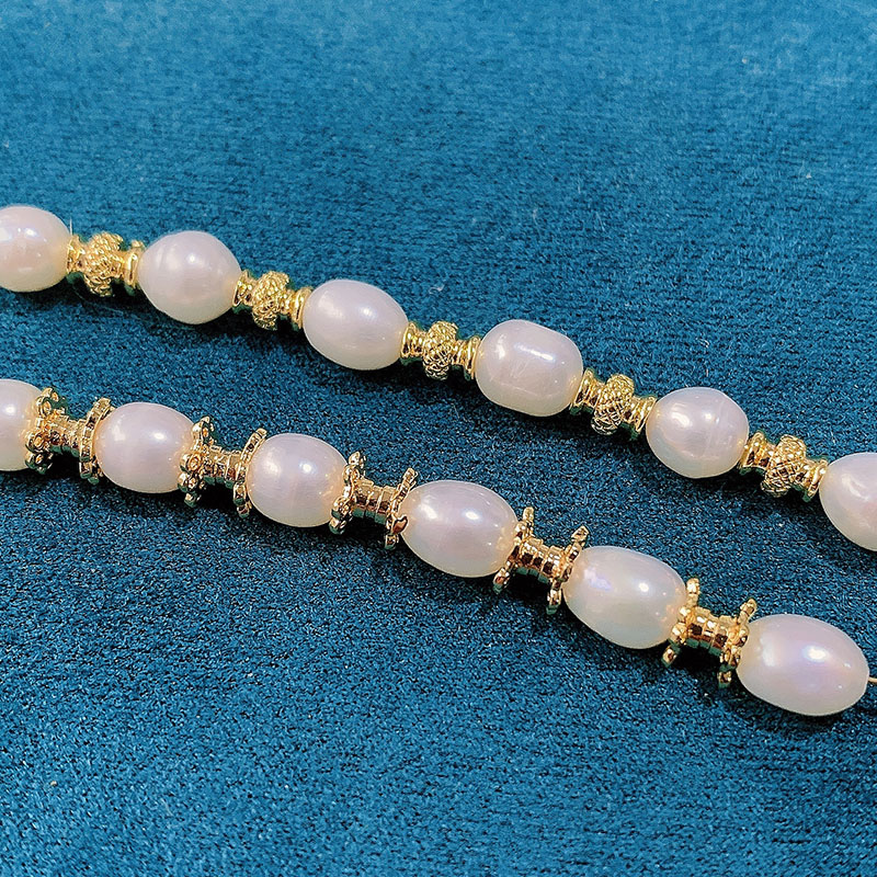 14K包金铜镀真金隔珠隔片双向花托散珠串珠手链项链DIY材料配件新详情4