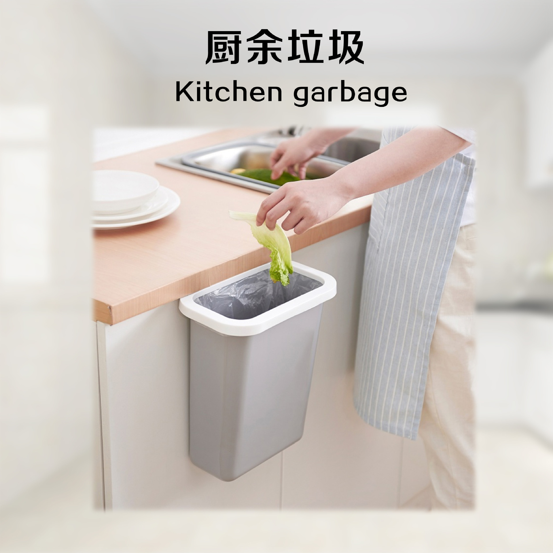 Wholesale manufacturer of large quantities of drawstring garbage bags for household kitchen, thickened colored garbage bags, hand-held plastic bags pic 4