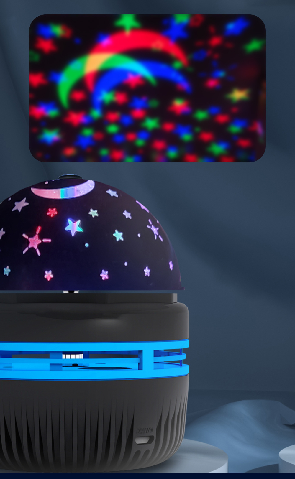 Small magic ball lamp, starry sky projection lamp, bedside atmosphere, Christmas gift, USB plug-in small color lamp pic 3
