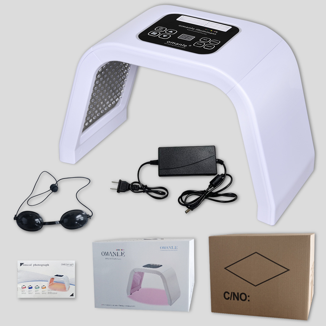 跨境 七色光光谱仪 美容仪器 红蓝光 光子嫩肤仪美容院美白祛痘仪详情6