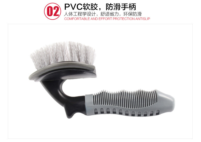 Car tire brush T-shaped car washing tool combination, car cleaning tool, anti-slip handle, wheel cleaning and cleaning pic 23