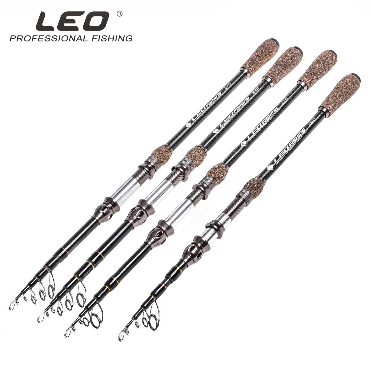 27974 LEO [Flame Sea Fishing Lull Rod] Carbon telescopic Fishing Rod and sea rod export Cross-border Fishing gear wholesale pic 5
