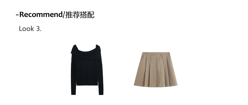 黄峥设计感气质薄款女式针织衫2023秋季韩版显瘦休闲上衣133MT131详情21